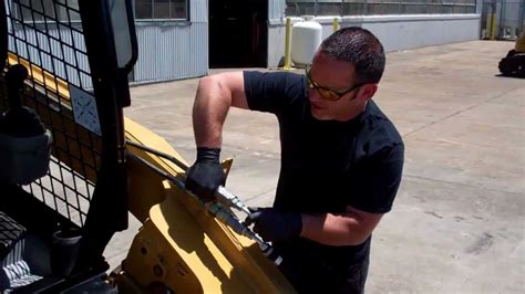 how to relieve hydraulic pressure on bobcat skid steer|skid hydraulic pressure release video.